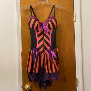 Spirit Halloween Women’s Striped Witch Costume